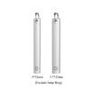 Picture of Stainless Steel Charms Rectangle Clear Rhinestone