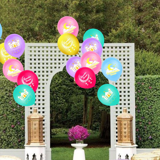 Bild von Eid Mubarak Ramadan Festival Eid Al-Fitr Latex Ballon Party Dekorationen