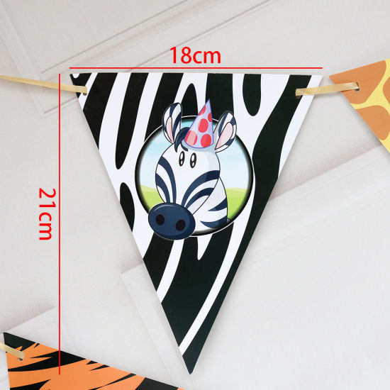 Picture of Paper Triangle Flag Banner Party Decorations