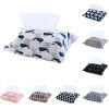Изображение Japanese Style Cloth Art Cotton And Linen Tissue Box Bag 