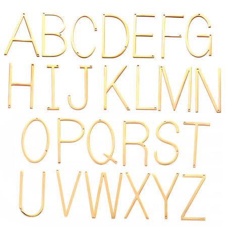 Stainless Steel Pendants Capital Alphabet/ Letter