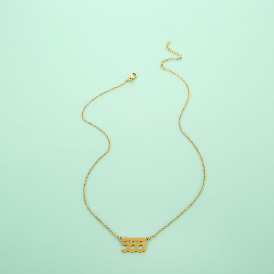 Immagine di 316 Acciaio inossidabile Cavo Catena Accessori Collana Numero 1 Pz