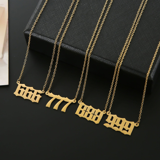 Immagine di 316 Acciaio inossidabile Cavo Catena Accessori Collana Numero 1 Pz