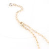 Imagen de Collares Oro Real Chapado Corazón Mayúscula Letra Claro Circón Artificial 1 Juego