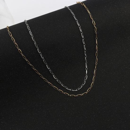 Imagen de Acero Inoxidable Collares Óvalo 1 Unidad