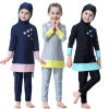 Picture of Muslim Long Sleeve Trousers Girl Child's Two-Piece Split Swimwear