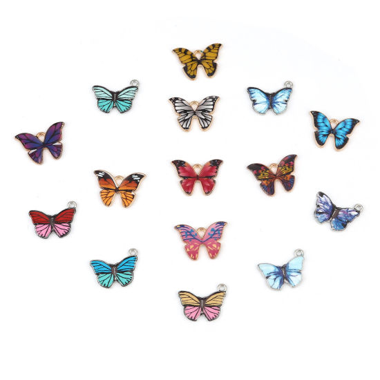 Immagine di Lega di Zinco Insetto Charms Farfalla 1 Serie