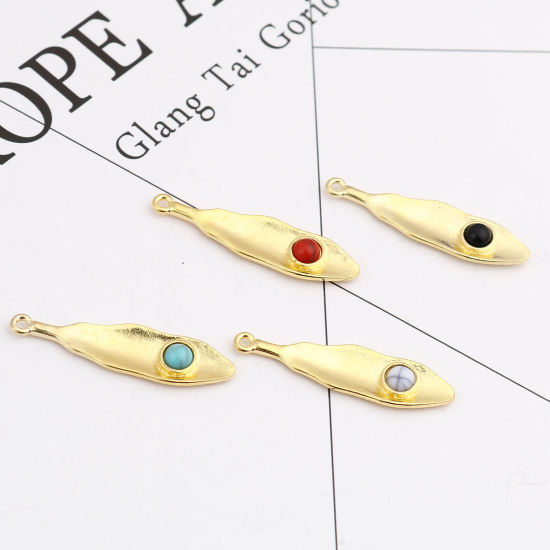 Picture of Zinc Based Alloy Charms Feather