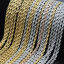 Image de Colliers en Acier Inoxydable Chaîne Maille Torsade 1 Pièce