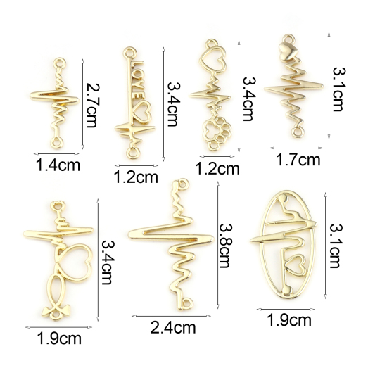 Picture of Zinc Based Alloy Medical Connectors Heartbeat/ Electrocardiogram