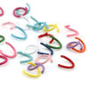 Picture of 10mm Dia., 1.3mm(16 gauge) Iron Based Alloy Open Jump Rings Findings For Jewelry Making Multicolor Round