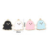 Picture of Zinc Based Alloy Charms Halloween Ghost Multicolor Enamel 24mm x 20mm, 10 PCs