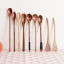 Immagine di Natural Phoebe Nanmu Wooden Long Handle Spoon Cutlery Tableware