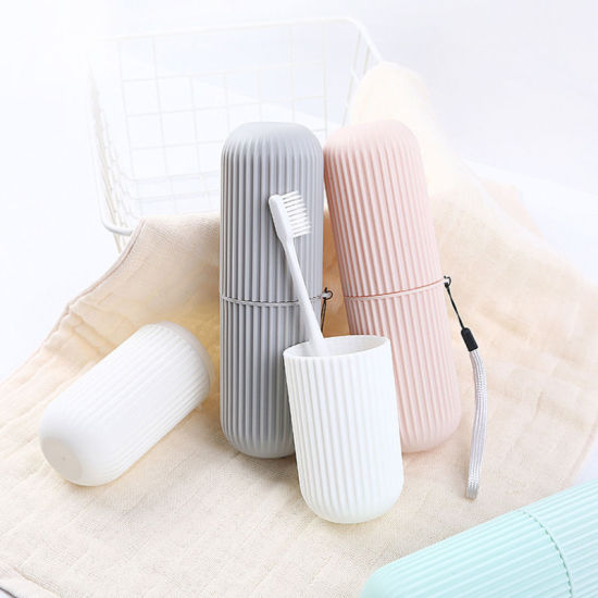Picture of PP Multifunctional Large-capacity Toothbrush Box Portable Storage Cup