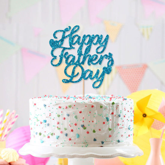 Bild von Vatertag Papierkuchen Picks Dekoration Geburtstagsfeier Zubehör
