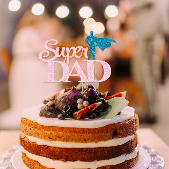 Bild von Vatertag Papierkuchen Picks Dekoration Geburtstagsfeier Zubehör