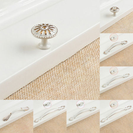 Zinc Based Alloy Enameled Handles Pulls Knobs For Drawer Cabinet Furniture Hardware