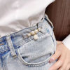 Picture of Acrylic Pin Brooches White Imitation Pearl 1 Piece