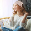 Picture of Women Floral Printed Dust-proof Triangular Elastic Hair Headband Kerchief Turban Bandanas