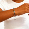 Picture of Stainless Steel Bracelets Round Evil Eye Enamel
