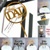 Изображение Father's Day Paper Cake Picks Decoration Birthday Party Accessories