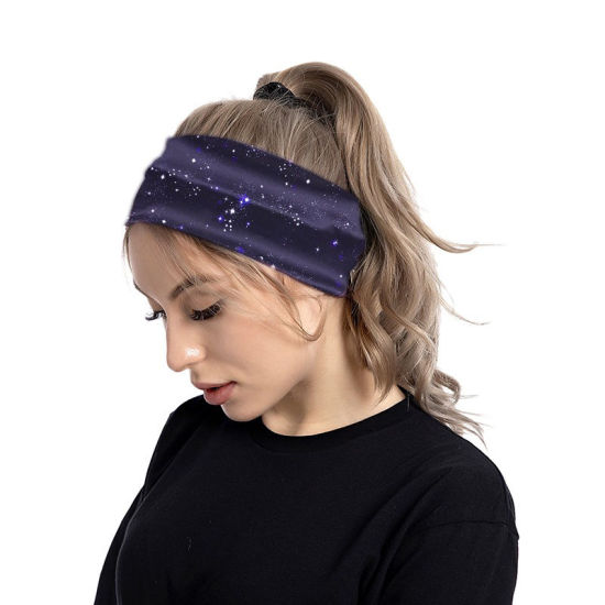 Bild von Sport Yoga Breites elastisches Stirnband