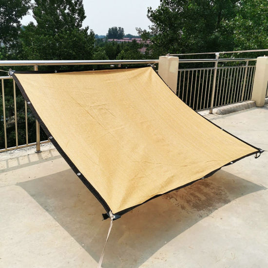 Image de Voile d'ombrage anti-UV de film de polyéthylène pour le patio d'abri de voiture de piscine de jardin extérieur