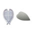 Picture of Silicone Resin Mold For Jewelry Making Mirror Wing White 1 Piece