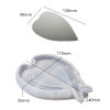 Picture of Silicone Resin Mold For Jewelry Making Mirror Wing White 1 Piece