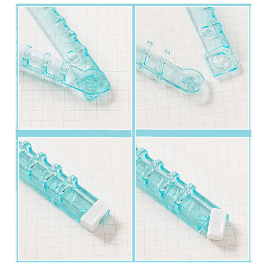 Image de Accessoires de clip de stockage à feuilles mobiles multi-spécifications transparentes amovibles pour assemblage de bricolage
