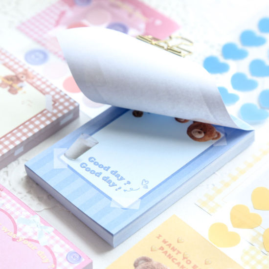 Picture of Cute Bear Paper Memo Sticky Note DIY Scrapbook Stickers 