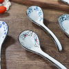 Изображение Flower Japanese Style Ceramic Spoon Tableware
