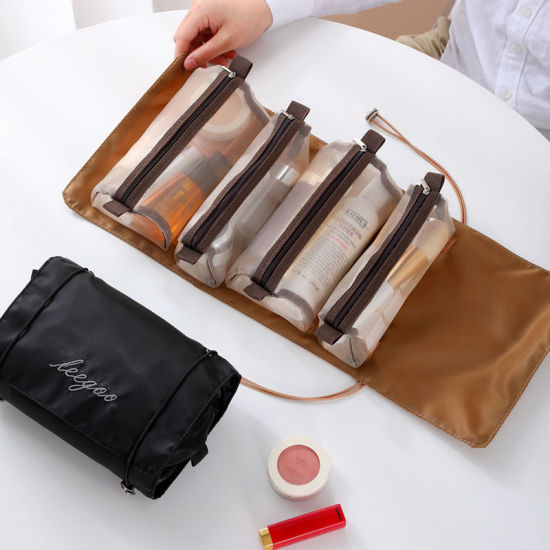 Изображение Four-In-One Cosmetic Portable Travel Waterproof Washing Storage Bag