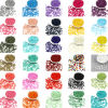 Picture of Glass Seed Seed Beads Cylinder Multicolor 4mm x 3mm, Hole: Approx 1.2mm, 1 Packet ( 5100 PCs/Packet)