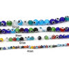 Picture of Lampwork Glass Religious Millefiori Beads Round At Random Color Evil Eye 1 Strand