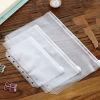 Изображение PVC Waterproof Zipper Loose Leaf File Folder Storage Bag
