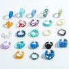 Picture of Painted Open Adjustable Rings Multicolor 1 Piece
