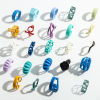 Picture of Painted Open Adjustable Rings Multicolor 1 Piece