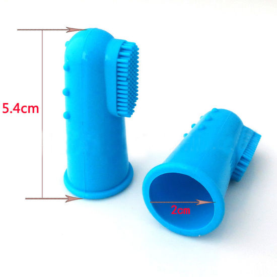 Picture of Silicone Pet Fingerbrush Toothbrush For Cats Dogs Teeth Cleaning Dental Care