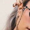 Picture of Zinc Based Alloy Eyeglasses Chain Holder Multicolor 70cm(27 4/8") long, 1 Piece