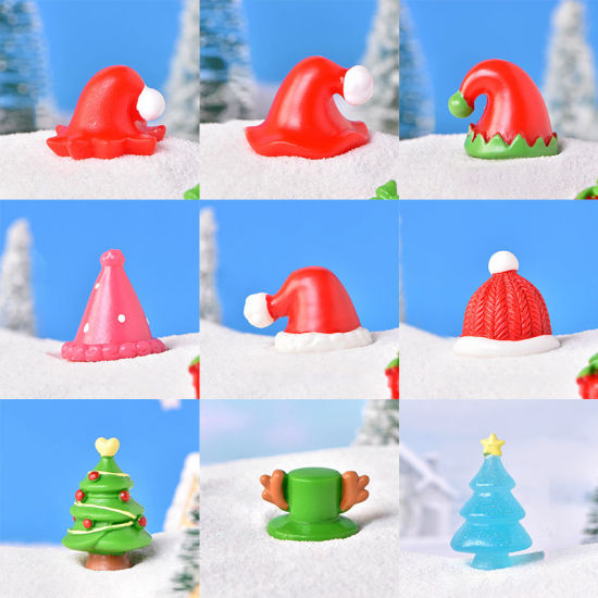Imagen de Christmas Resin Micro Landscape Miniature Decoration