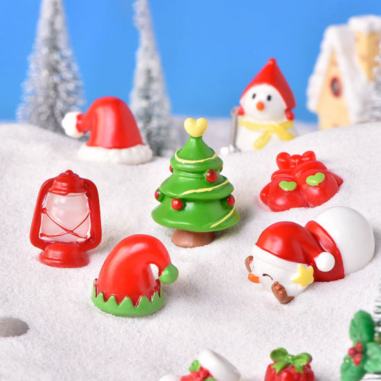 Imagen de Christmas Resin Micro Landscape Miniature Decoration