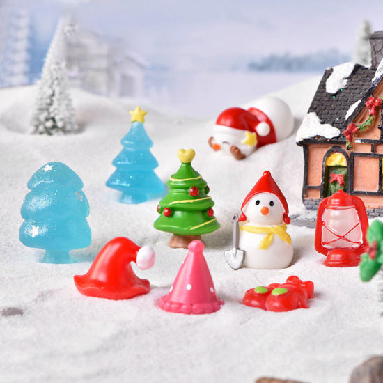 Imagen de Christmas Resin Micro Landscape Miniature Decoration