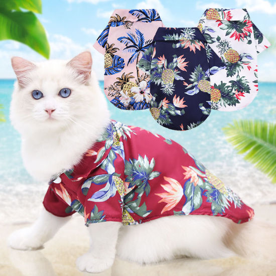 Picture of Beach Style Pet Dog Clothes Spring Summer Shirt
