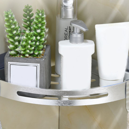 Изображение Space Aluminum Wall-mounted Rectangle Bathroom Shelf