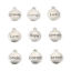 Picture of Zinc Based Alloy Positive Quotes Energy Charms Round Disc Antique Silver Color English Vocabulary 17mm x 14mm, 50 PCs