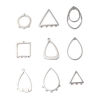 Picture of Stainless Steel Connectors Geometric Silver Tone Hollow 5 PCs