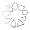 Picture of Stainless Steel Connectors Geometric Silver Tone Hollow 5 PCs