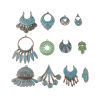 Picture of Zinc Based Alloy Patina Pendants Irregular Antique Silver Color 5 PCs