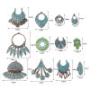 Picture of Zinc Based Alloy Patina Pendants Irregular Antique Silver Color 5 PCs